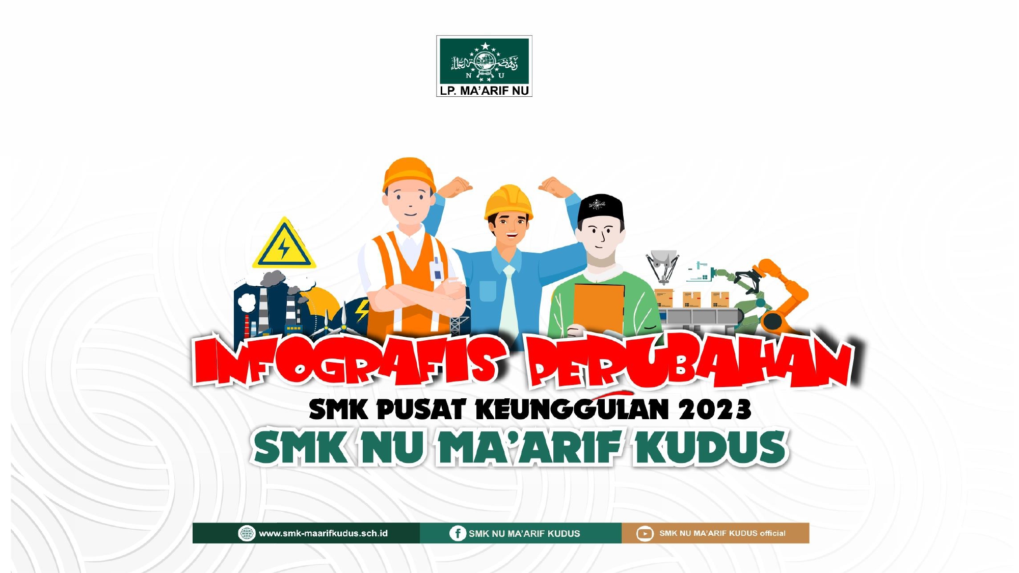 Infografis Perubahan SMK Pusat Keunggulan 2023 SMK NU Ma’arif Kudus