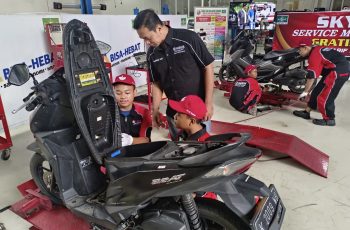 Yamaha Gelar Servis Motor Gratis di SMK NU Ma’arif Kudus Bersama Jurusan TBSM